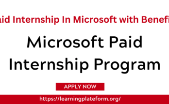 Microsoft Paid Internship Program