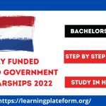 Fully Funded Holland Government Scholarships 2022