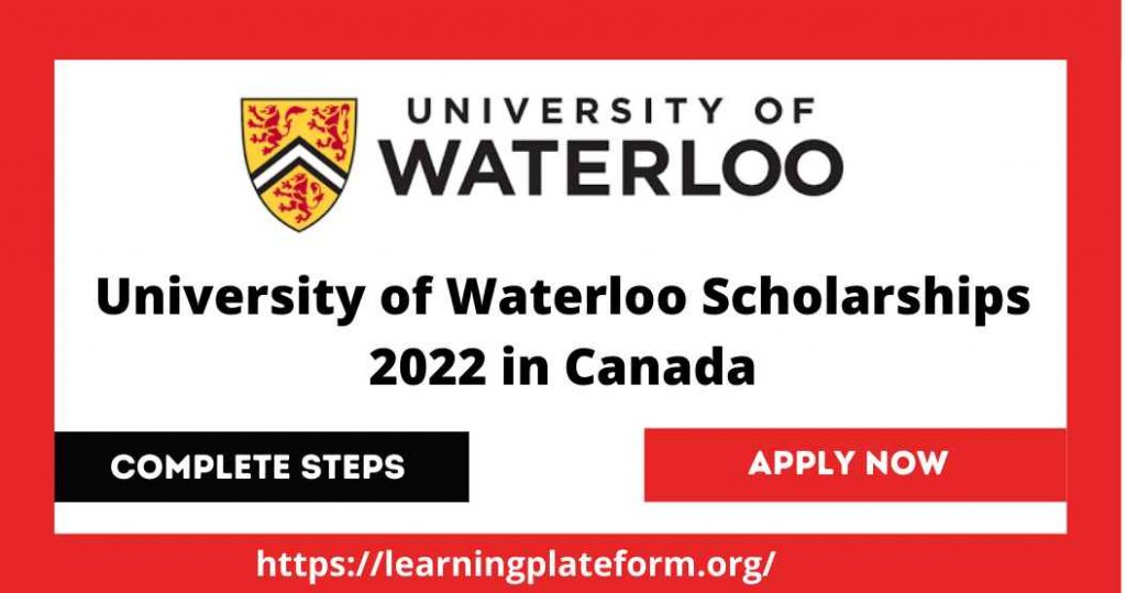 University of Waterloo Scholarships 2024 in Canada