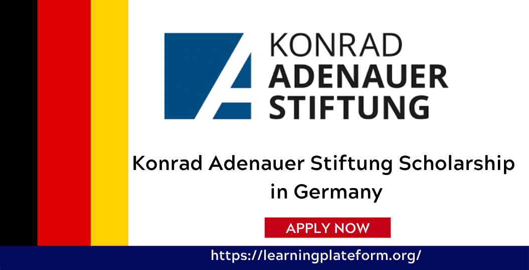Konrad Adenauer Stiftung Scholarship in Germany
