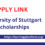 University of Stuttgart Scholarships 2024 | Study in Germany