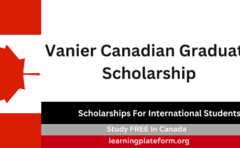 Vanier Canada Graduate Scholarship