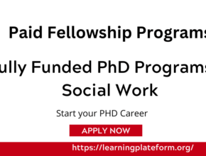 Fully Funded PhD Programs in Social Work