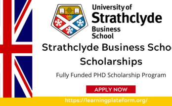 Strathclyde Business School Scholarships details