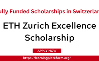 ETH Zurich Excellence Scholarship