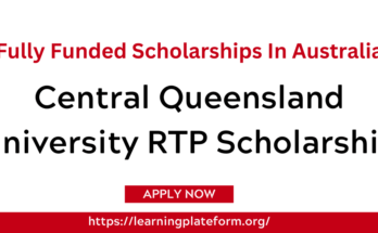 Central Queensland University RTP Scholarship