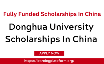 Donghua University Scholarships