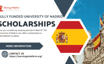 University of Madrid Scholarships