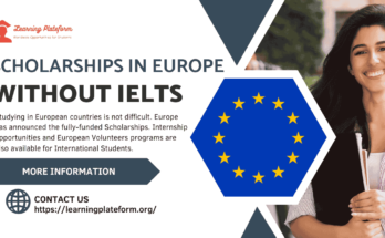 Scholarships in Europe for 2025 Without IELTS